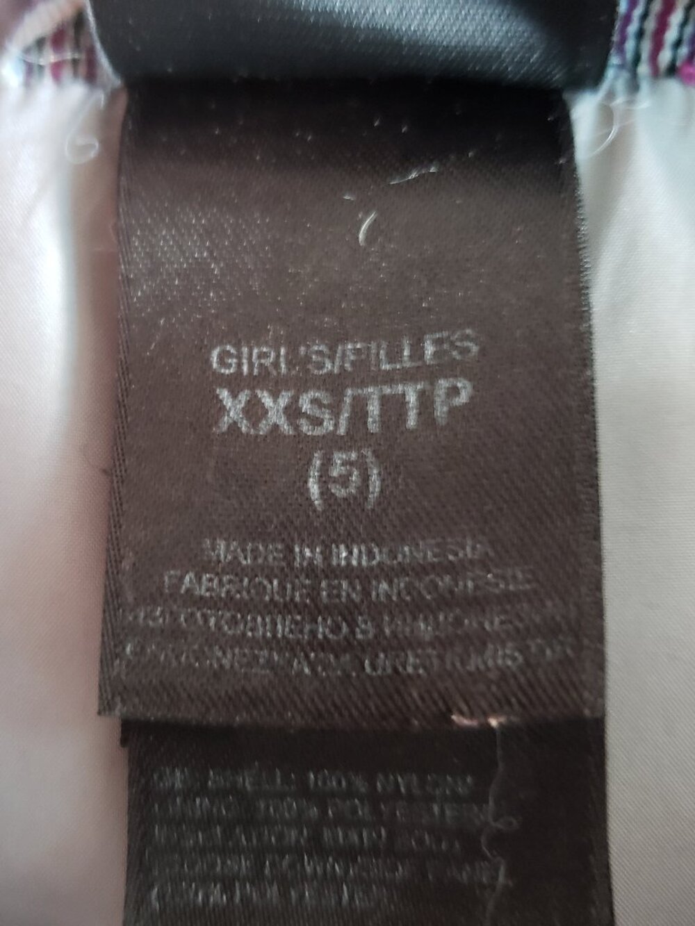 North Face Puffer Jacket Girls XXS 5 Pink - Picture 8 of 10
